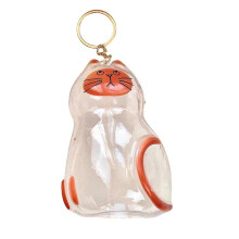 (Siamese Cat) Artistic Cats Shape Pet Furs Memorial Storage Box Decorative Pendant Charm Cats Hair Collector Display Case Ornament