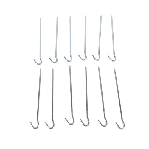 12pcs Tent Ground Stakes Heavy Duty Galvanized