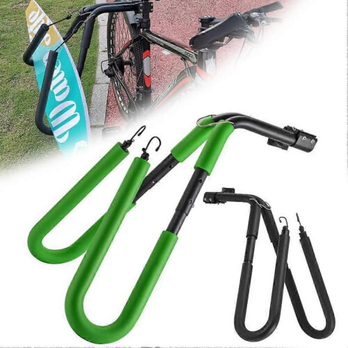 (Green) Surfboard Rack Holder for Bike Durable Surfs Board Holding Tool for Shortboard 2