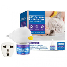 (Cat Style, Lavender) Cat Calming Pheromones Help Anxiety Premium Pheromone Diffuser for Cats for New Home