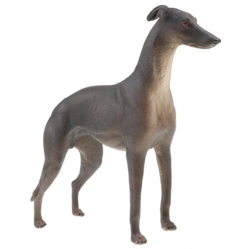 2pcs Simulation Wild Animal Model Figure Toys Figurine Home Decor Greyhound 1