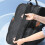 Triangular skate shoe bag, wrinkle, adjustable straps, purple, 402540 cm 5
