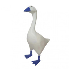 (E) Goose Key Holder Realistic Looking Waterproof Synthetic Resin Miniature Goose Magnetic Key Holder Farmhouse Decor Home Supplies