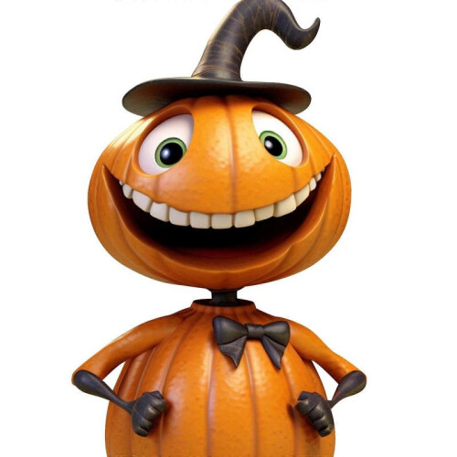 (B) Halloween Miniatures Garden Figurines Resin Pumpkins Ghost Ornaments 2