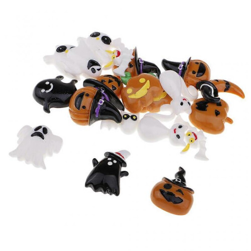 40x Mix Halloween Resin Flatback DIY Hair Accessories 1