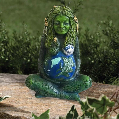 M Figurine, M Ornt, Millennial Gaia M Statue, Resin
