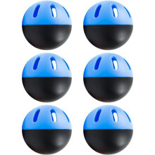Pack of 6 Baseball Practice Balls, Eva, Hollow, Soft for Indoor and Outdoor Training, 74 mm