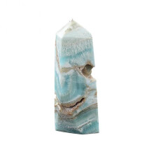 Natural Hemimorphite Point Mini Crystal Wand Caribbean Calcite Tetrahedral Column Energy Decoration