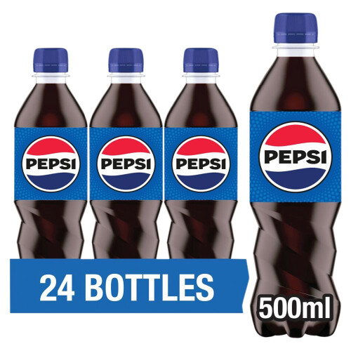 Pepsi Pepsi Cola Bottle 500ml (Pack of 24)