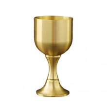 (Large) Copper Metal Wine Goblet Gleaming Finish Medieval Decor Chalice Cup Suitable for Wedding Party