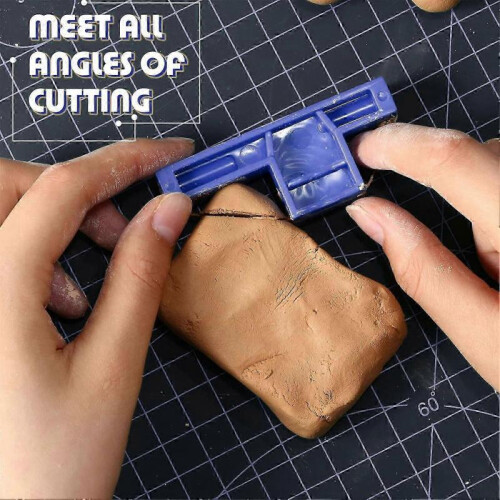 (Small) Ceramic Pottery Angle Cutter Pottery Angle Clay Trimming Tool 2