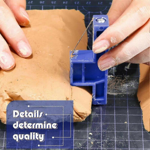 (Small) Ceramic Pottery Angle Cutter Pottery Angle Clay Trimming Tool 1