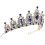 Crown Shaped Tiara for Girls Elegant Decorative Accessory 1 Piece 1