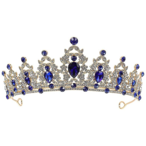 Crown Shaped Tiara for Girls Elegant Decorative Accessory 1 Piece 1