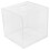 Transparent Tissue Storage Minimalist Decor 5.5x5.5x5.5in 1Pack 4