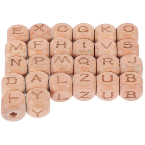 Colorful Letter Bead Multi-Colored Cube Students Home Decoration Crafts 104Pcs 1