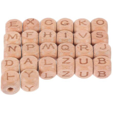 Colorful Letter Bead Multi-Colored Cube Students Home Decoration Crafts 104Pcs