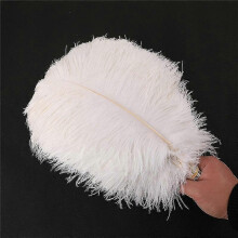 (10pcs, White) 1~50pack 30-35cm Large Ostrich Feathers Plume Craft Wedding Party Decorations