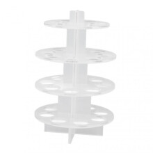 Acrylic Cone Display Stand for Multi-Slot Ice Cream, Clear Acrylic Waffle Cone Rack Ensuring Stylish Display And Simple Modern Design