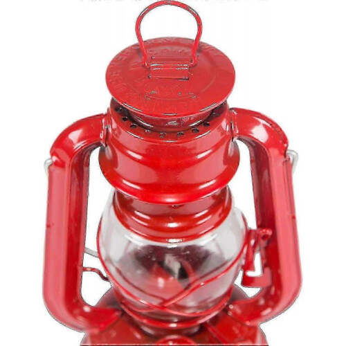 Small Hurricane Lantern (red, 8-inch) 130 One Size 1