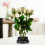 Black Round Ikebana Kenzan Needle Flower Pin Flower Decoration Fixed Arranging Tool (70mm) 4