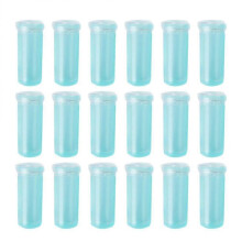 200 Pcs Clear Plastic Flower Tubes for Roses Carnations 4x1.5x1.5cm Green Vase Holders