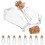 Glass Material Bottles present Giving Tiny Vials Conical Shape 10Set 3