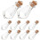 Glass Material Bottles present Giving Tiny Vials Conical Shape 10Set 2