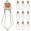 Glass Material Bottles present Giving Tiny Vials Conical Shape 10Set 1