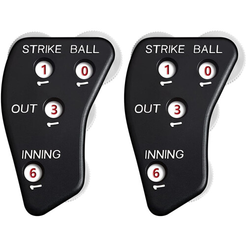 2 Pcs Baseball Clicker Softball Referee Not Easy to Move 2