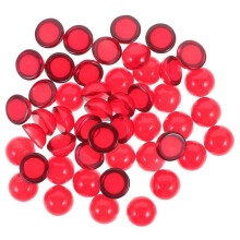 50Pcs Flat Bottom Glass Beads for DIY Handcraft Plant Decoration Indoor Ornaments