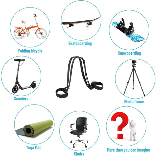 Skateboard Strap Longboards Backpack Skateboard Holder Accessories Outdoor Gear 1