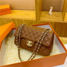 (Brown) Fashionable crossbody square bag on shoulder bag