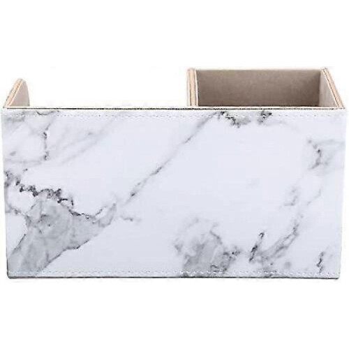 Pencil holder (Gold Border & White Marble) 2