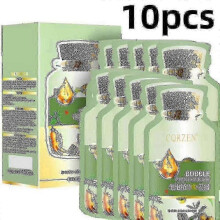 (Coffee color) 10pcs Natural Plant Hair Dye Bubble New Botanical Based For Grey Hair Color Bubble Dye -gsl