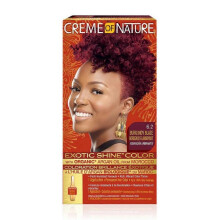 (Burgundy Blaze) Creme of Nature Exotic Shine Conditioning Hair Colour with Argan Oil