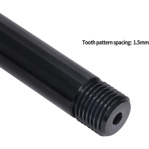 Secure locking of mountain bike front fork shafts through axles, quickrelease levers, aluminum constructions for endurance 1