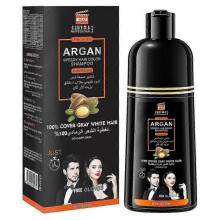 (black) Instant Hair Dye Shampoo for Gray Hair Coverage,Hair Color Shampoo for Men/Women,3 in 1-100% Grey Cover,Herbal Ingredients Hair Shampoo 420ML