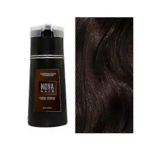 (Dark Brown) Nova Hair Dye Shampoo, Nova Hair Instant Dye Shampoo,Hair Color Shampoo for Hair