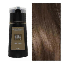 (Light Brown) Nova Hair Dye Shampoo, Nova Hair Instant Dye Shampoo,Hair Color Shampoo for Hair