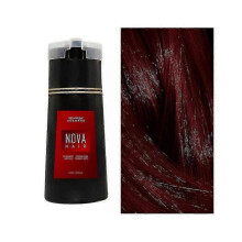 (200ml, red) 2024 Nova Hair Dye Shampoo, Nova Hair Instant Dye Shampoo,Hair Color Shampoo for Hair