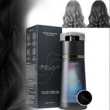 (Black) Polar Hair Dye Shampoo Polar Hair Care, HairCare Shampoo 200ML