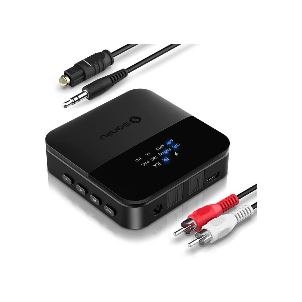 Bluetooth 5.0 Transmitter And Receiver, Bluetooth Audio Adapter Digital Optical Transmitter And 3.5Mm Rca Audio Adapter, A[J59] 9400448092420