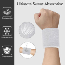 Sports Wristband, Absorbent Terry Cloth Wristband, Tennis Wristband, Anti-Sweat Wristband, Wrist Sweatband