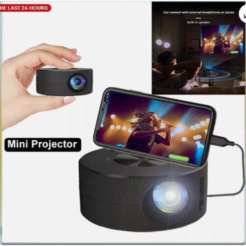 Mini WiFi Projector Portable LED Home Theater Android TV Bluetooth USB 1080P 1