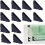 Glass Table Corner Protector, 12Pcs Triangle Corner Protector, Plastic Glass Table Shelf Corner Guards 1
