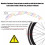 2PCS Bicycle Rim Sticker, Super Highway Wheel Rim Sticker Ring, White 2
