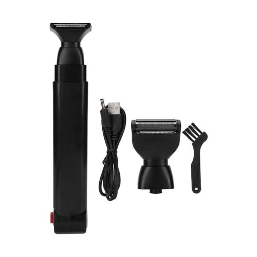 USB rechargeable back hair trimmer for men, adjustable back shaver 2