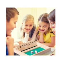 Board Game - Shut The Box - Classic Wooden Game - Dice Game - Educational for Children
