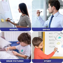 Erasable Whiteboard Markers, 20 Erasable Slate Markers, Magnetic Erasable Whiteboard Markers, Low Odor